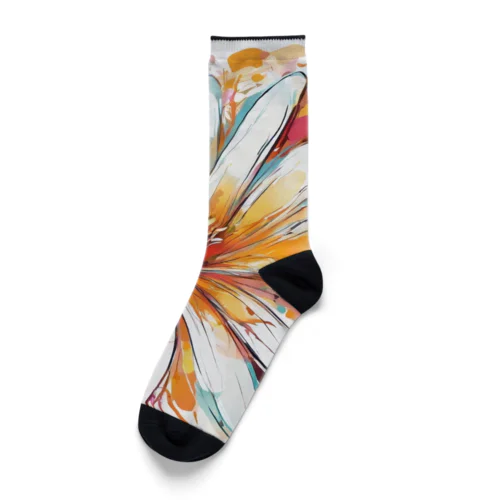 花の開花 Socks