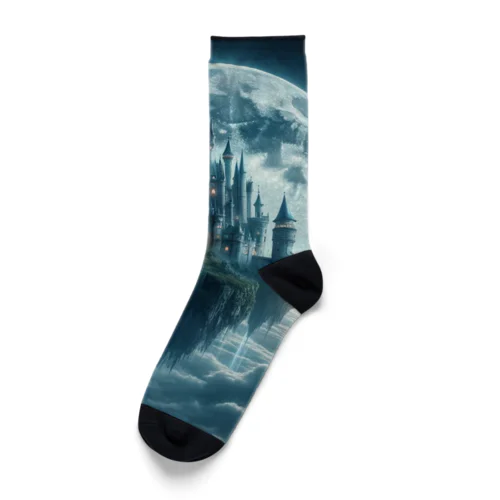 月と天空に浮かぶ城 Socks