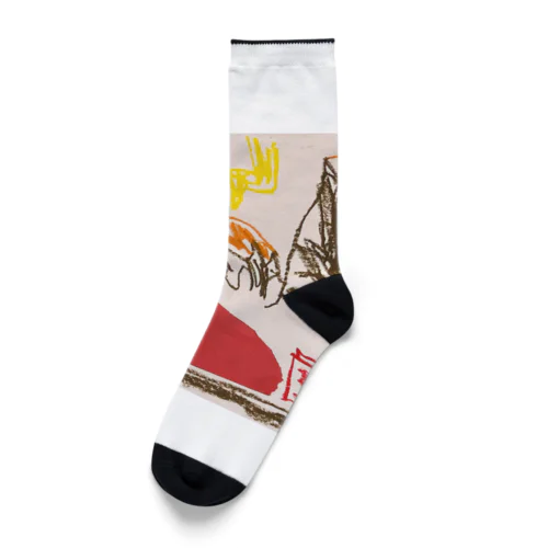 火山へのにげみち Socks