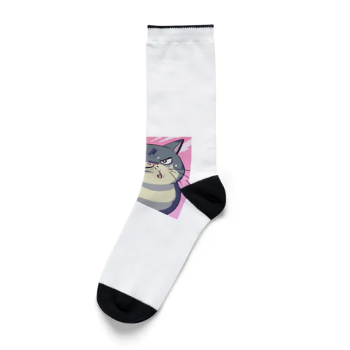 怒る猫 Socks