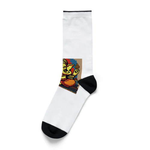 学習と成長を重視するガネーシャ Socks