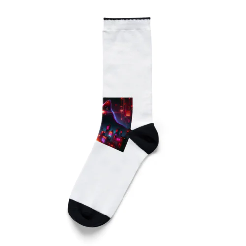 サイバーたいさプレッシャー Socks