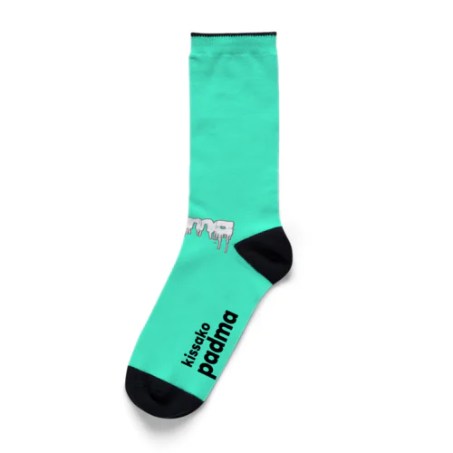 dorriping logo socks green ソックス