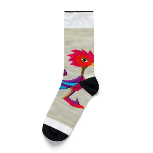 stitch bird 005 Socks