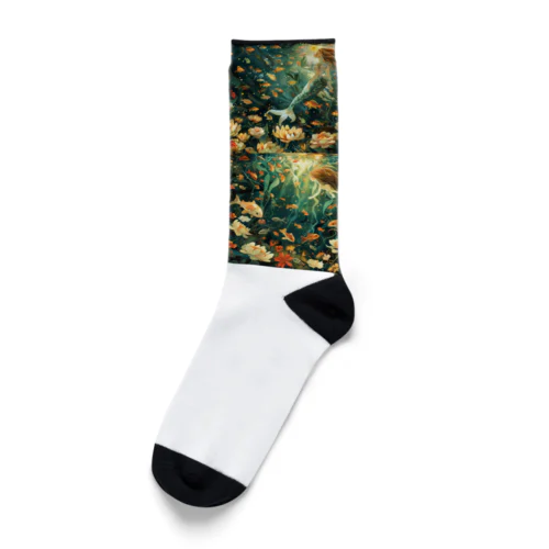 人魚姫 アメジスト 2846 Socks