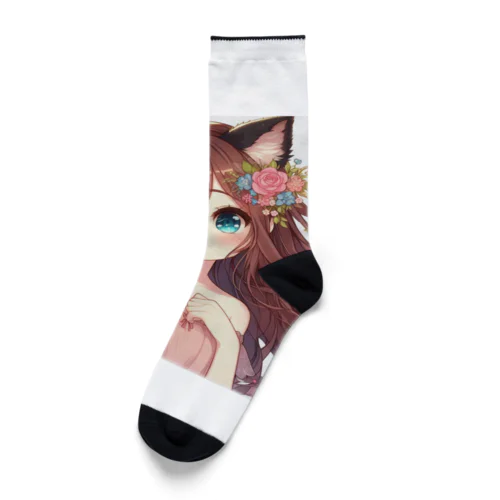 ねこニコばん Socks