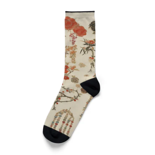 和の、髪飾り　なでしこ1478 Socks