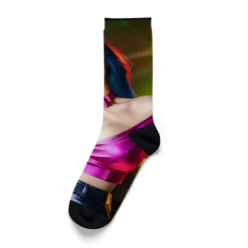 CuteOrientalGirl-C Socks