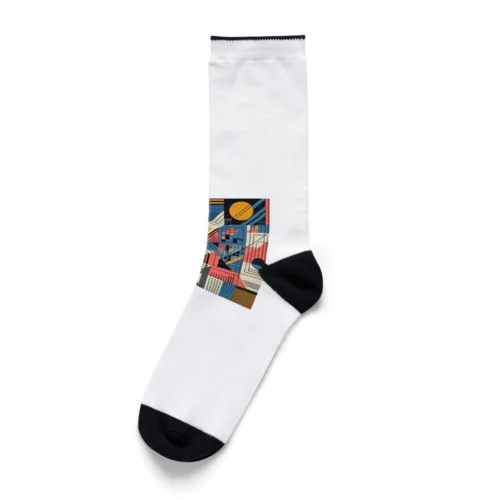 ジオメトリック・フューチャー4 Socks