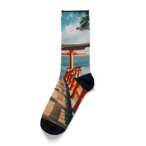 鳥居　なでしこ1478 Socks