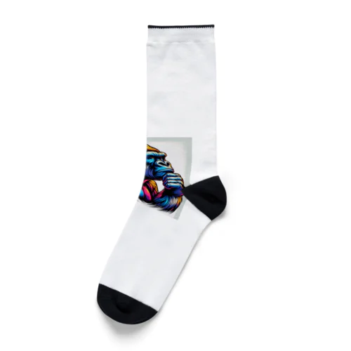 おとぼけゴリラの横顔 Socks