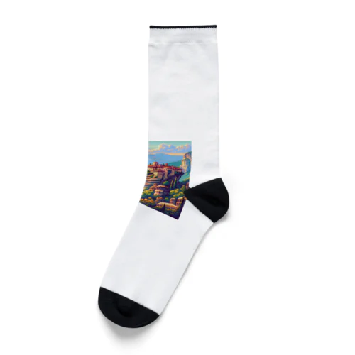 メテオラ（pixel art） Socks