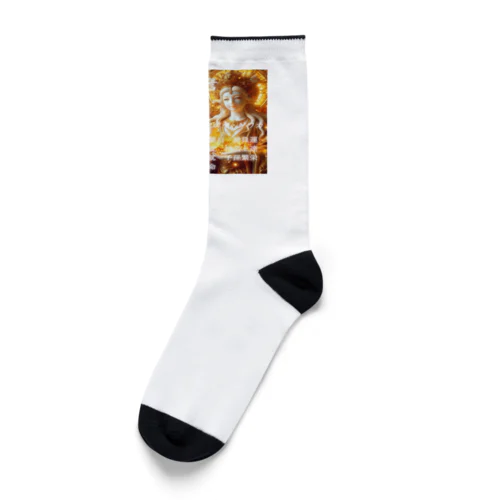 弁財天真言金運グッズ Socks