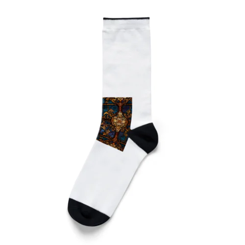 バロック調エレガンスステンドグラス Socks