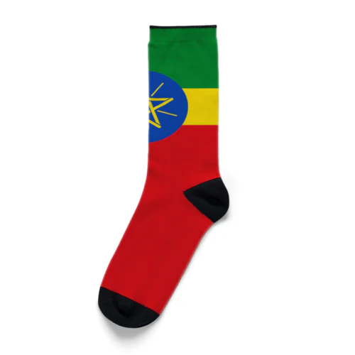エチオピアの国旗 ソックス