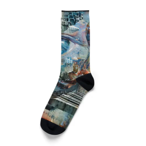 言葉から絵にするAIの魔法 アメジスト 2846 Socks