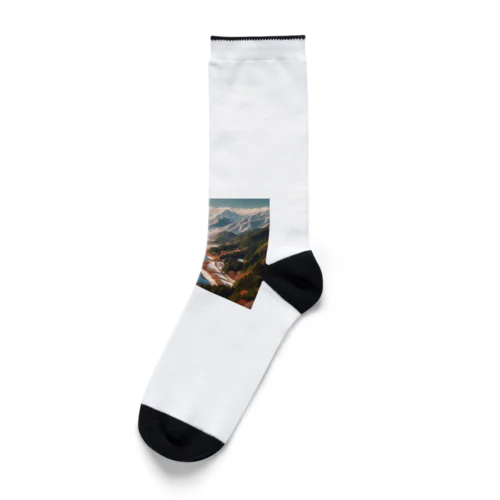 モデル新潟県 日本の田舎 アパレル Socks