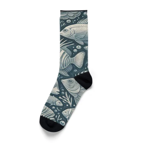 魚の世界 Socks