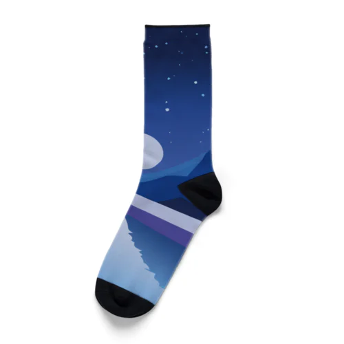 Midnight Lake Socks