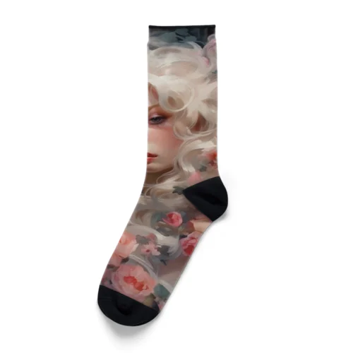 花と美女　なでしこ1478 Socks