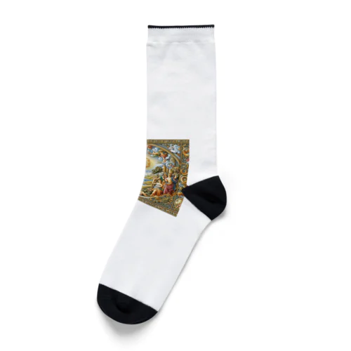 絵画をモチーフ Socks