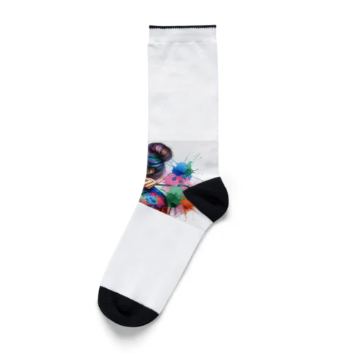 ペンキアート Socks