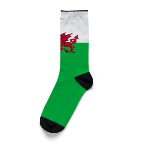 ウェールズの旗 Socks