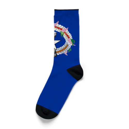 北マリアナ諸島の旗 Socks