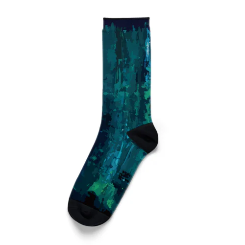 Winter Forest Socks