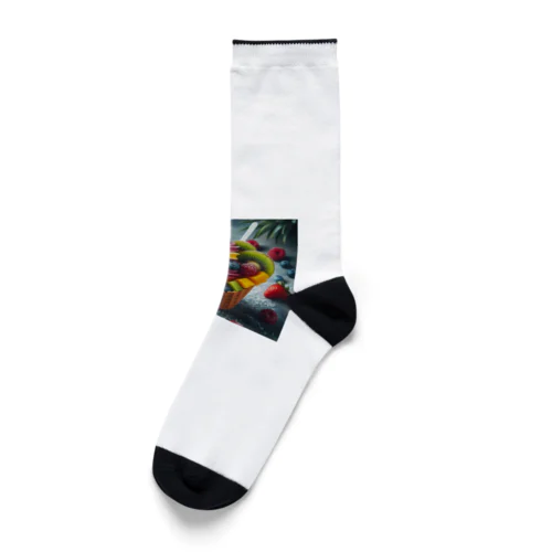 フレッシュフルーツソフトクリーム Socks