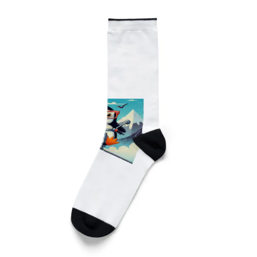 サングラスをかけたワイルドなペンギン③ Socks