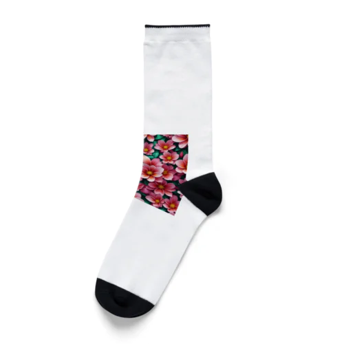 赤い花 Socks