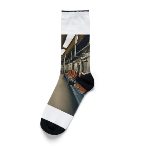 電車座席５ Socks