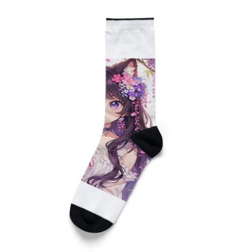 ねこニコばん Socks