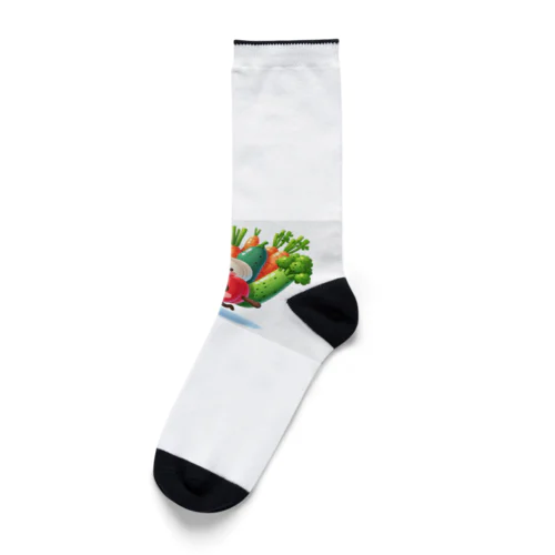 新鮮な野菜達 Socks