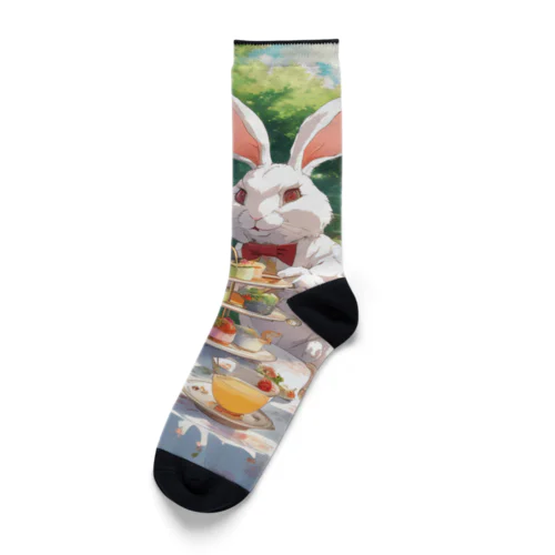 ヌン活うさぎ Socks