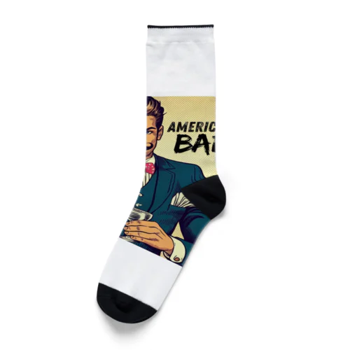 アメコミ風バーテンダー Socks