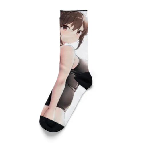 水着少女 Socks