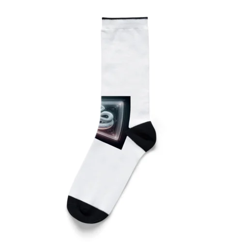 神秘の白蛇 Socks