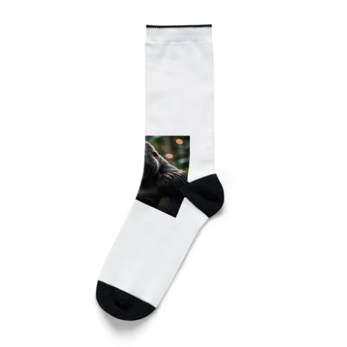 喜んでいるゴリラ Socks