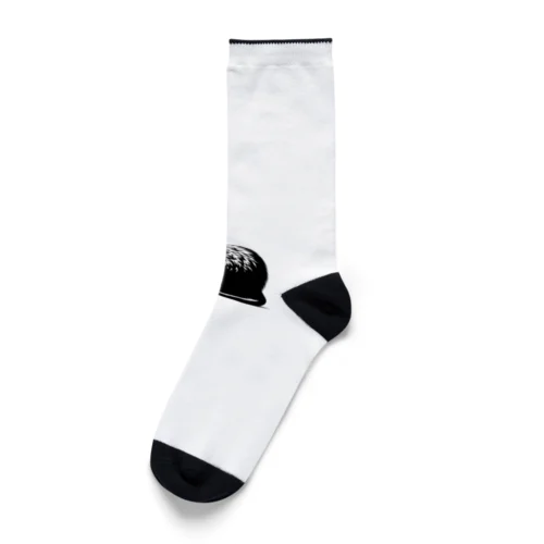 モノクロデグーちゃん Socks