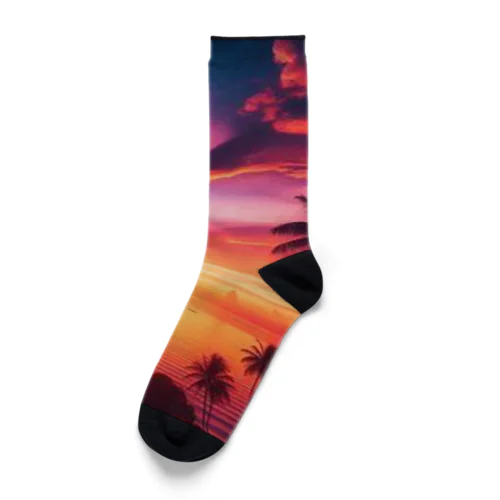 「美しい夕焼け」グッズ Socks