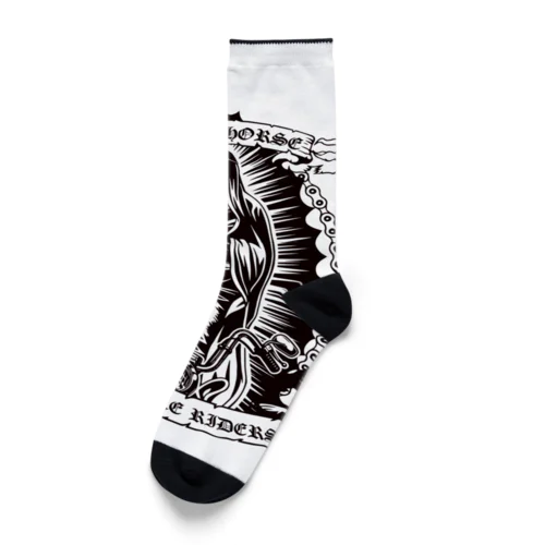 METAL HORSE バイカーマリア ブラック Socks