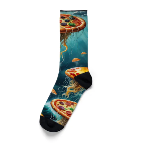 猛毒海中ピザ Socks