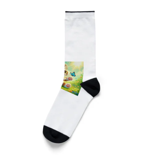 かわいすぎる虎の赤ちゃん Socks