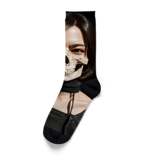 女性のガイコツ Socks