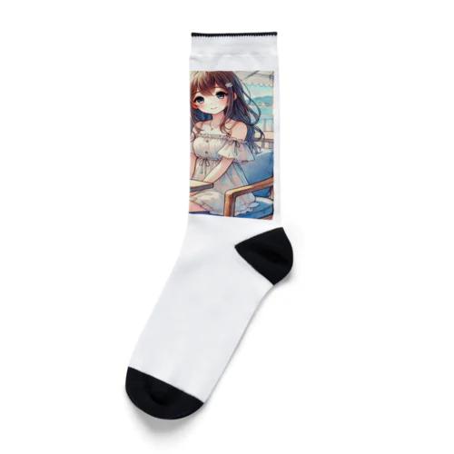 浜辺のカフェで Socks