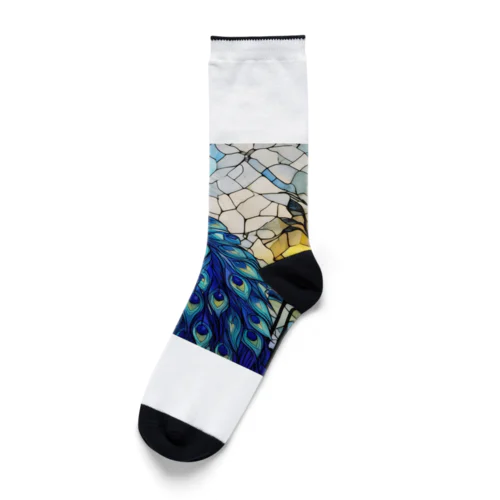 錦上添花・孔雀 Socks