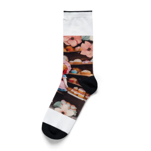 かわいい💕女の子のパン屋さん🥐🍞✨ Socks