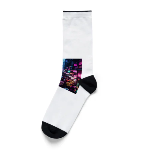 世界の名所　チャルマ Socks